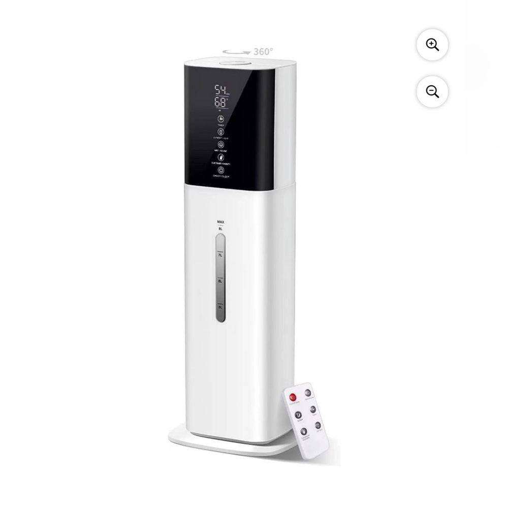 Hiswelle Humidifier H785 (2.11Gal) 8L For Large Room W/ Timer